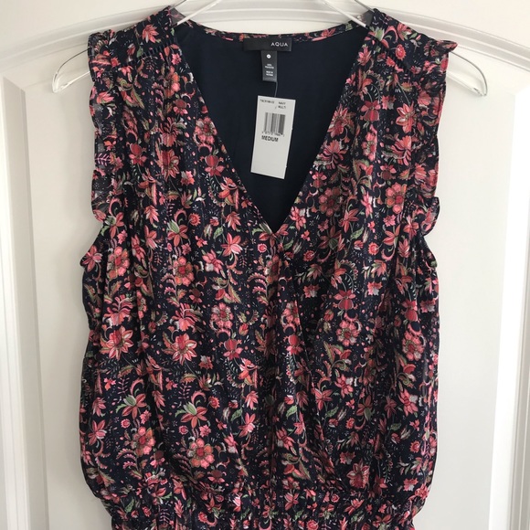 AQUA multicolored sleeveless. - Picture 1 of 4